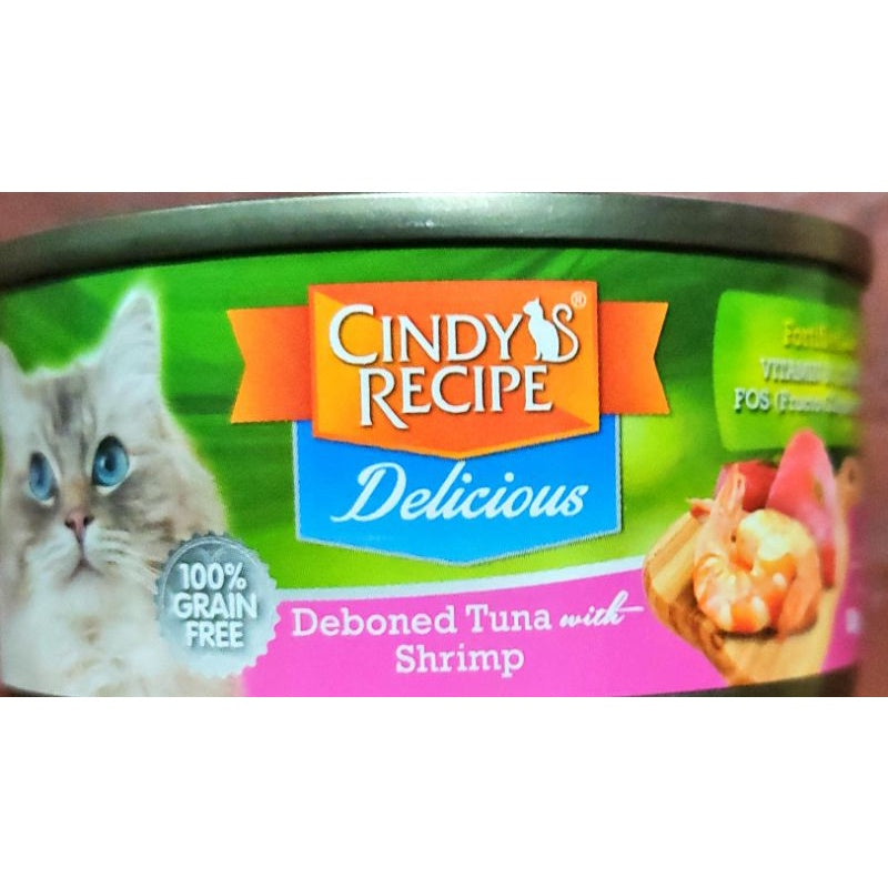 Cindy's Recipe Delicious Deboned Tuna Grain Free 80g