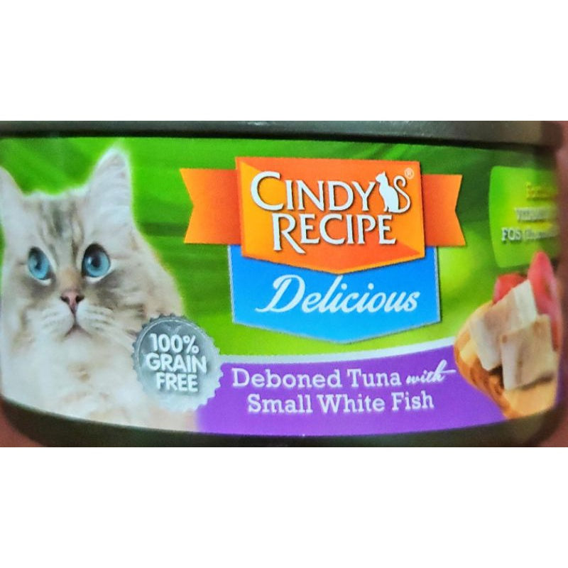 Cindy's Recipe Delicious Deboned Tuna Grain Free 80g