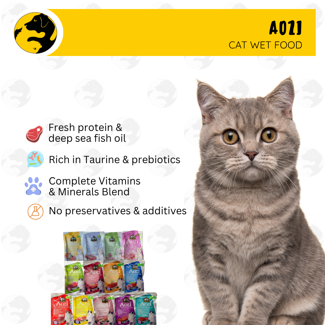 Aozi Organic Wet Cat Food Pouch 85g