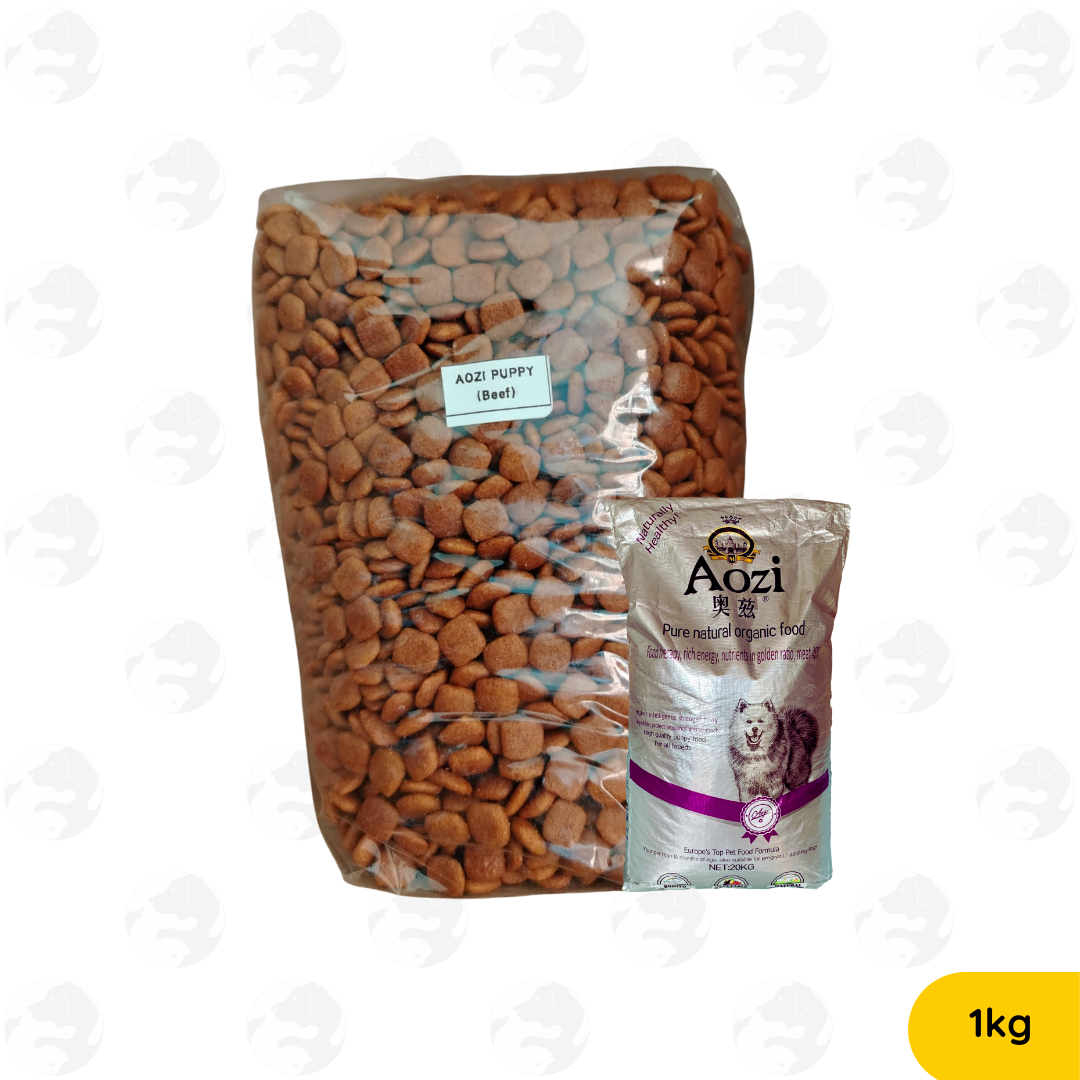 Aozi Organic Puppy and Adult Beef Dog Food Dry