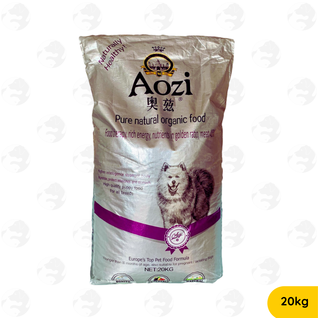 Aozi Organic Puppy and Adult Beef Dog Food Dry