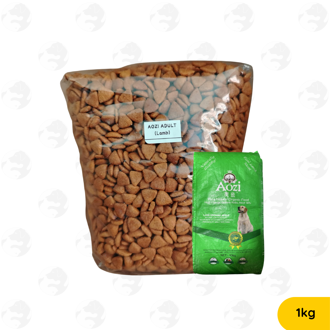 Aozi Lamb Organic Apple for Puppy and Adult Dog Food Dry