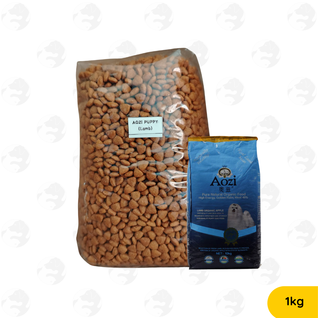 Aozi Lamb Organic Apple for Puppy and Adult Dog Food Dry