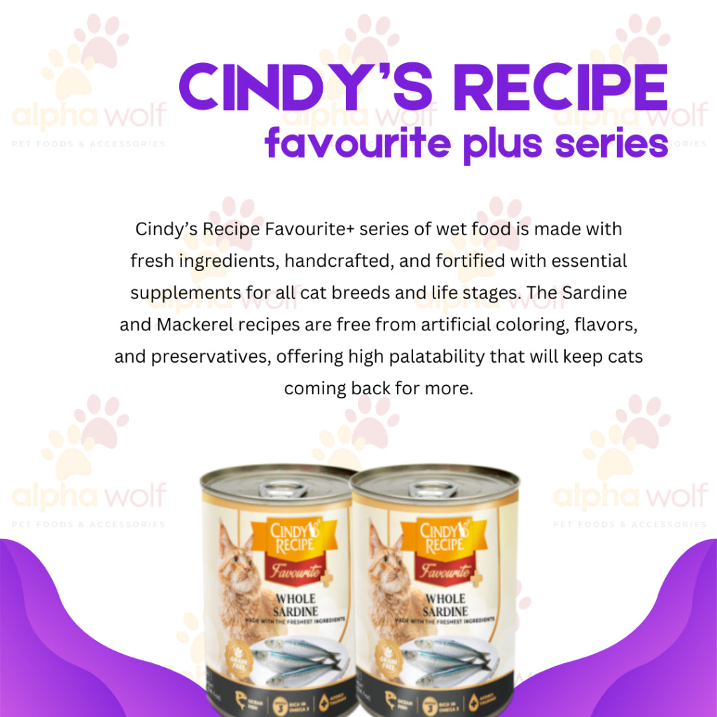 Cindy's Recipe Favorite Cat Food Can In 400g