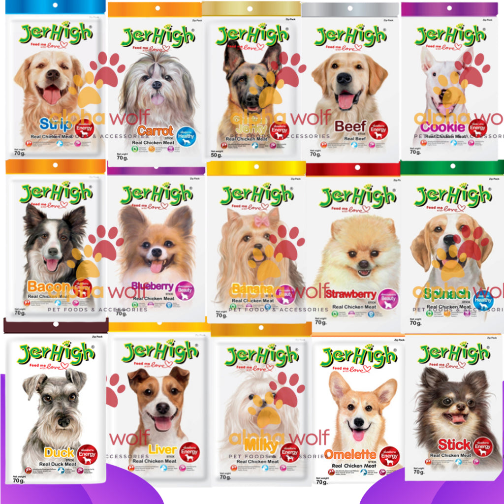 Jerhigh Dog Treats 60g / 70g