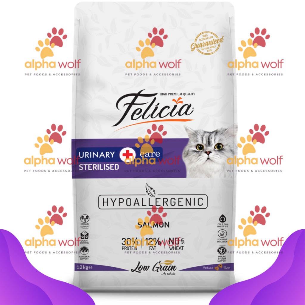 Felicia Hypoallergenic Low Grain Cat & Kitten Dry Food 2kg