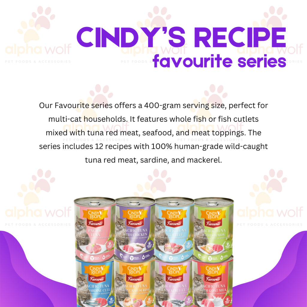Cindy's Recipe Favorite Cat Food Can In 400g