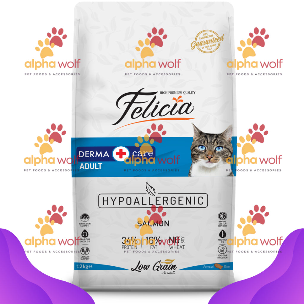 Felicia Hypoallergenic Low Grain Cat & Kitten Dry Food 2kg