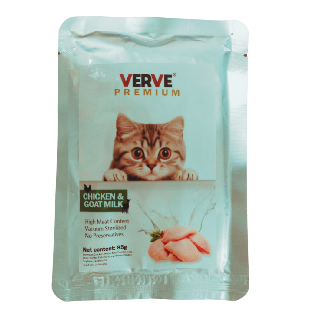 Verve Premium Wet Cat Food in Gravy Pouch 85g