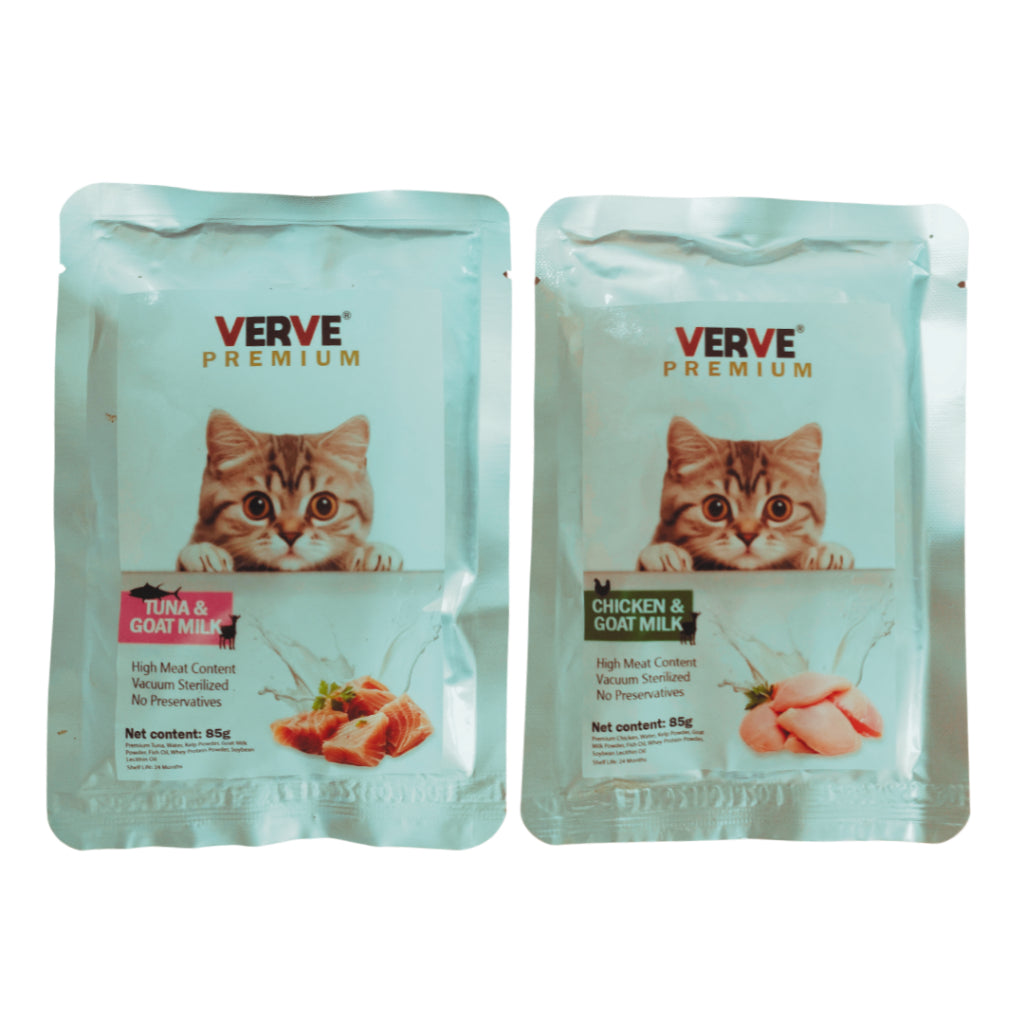 Verve Premium Wet Cat Food in Gravy Pouch 85g