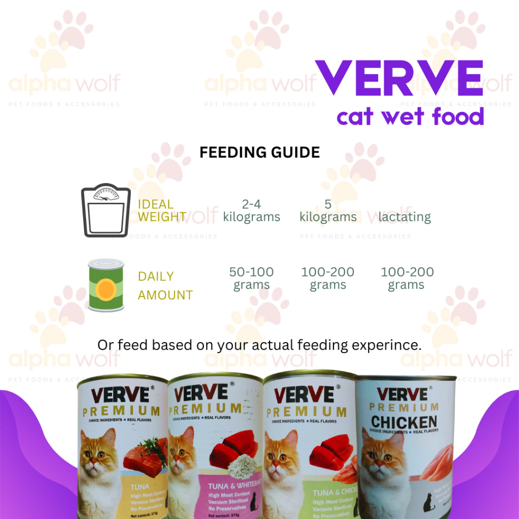 Verve Wet Cat Food in Can 375g