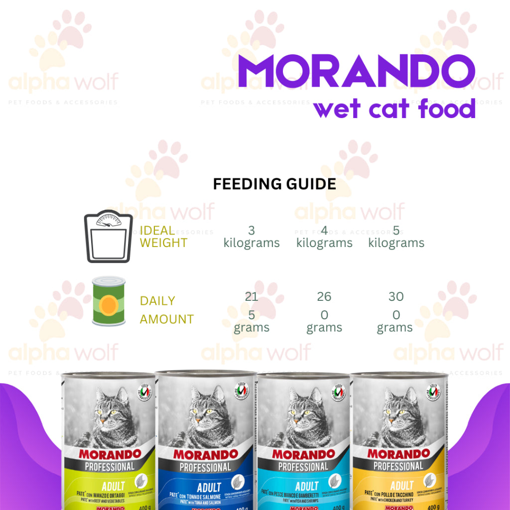 Morando Wet Cat Food Can 400g