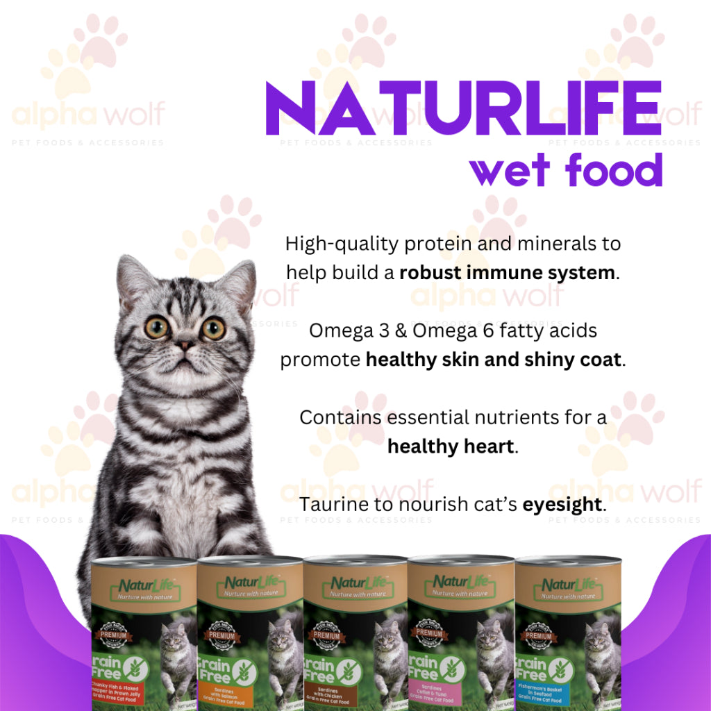 Naturlife Wet Cat Food In Can 400g