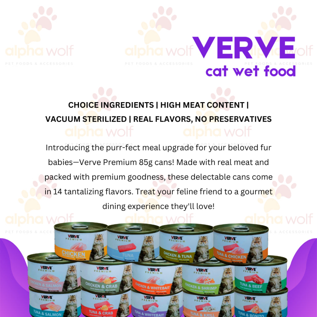 Verve Wet Cat Food In Can 85g