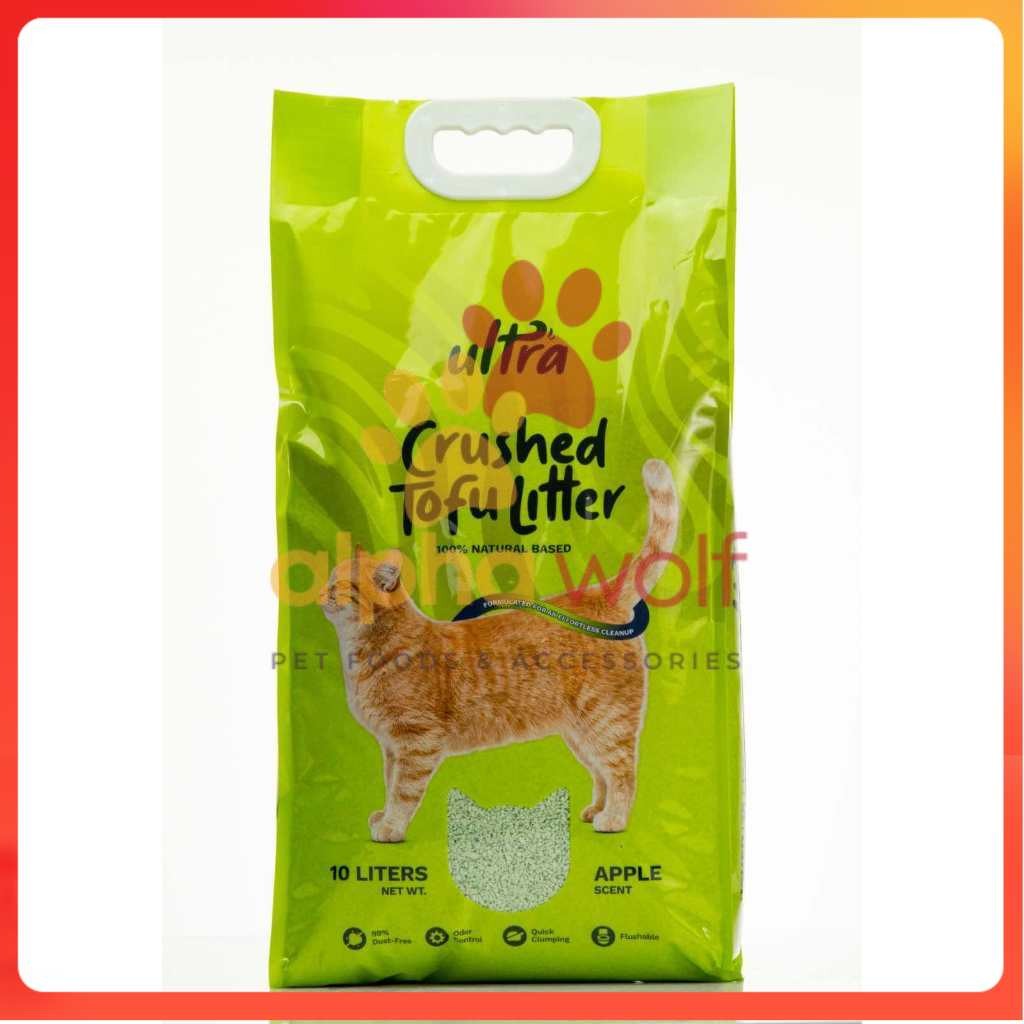 Ultra Crushed Premium Tofu Cat Litter 10L