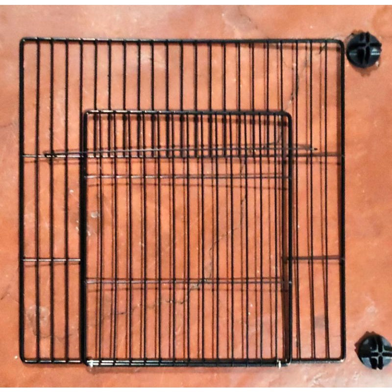 Dog, cat and Rabbit Stackable Cage DIY Pet Fence/ Playpen Metal Wire 35x35cm