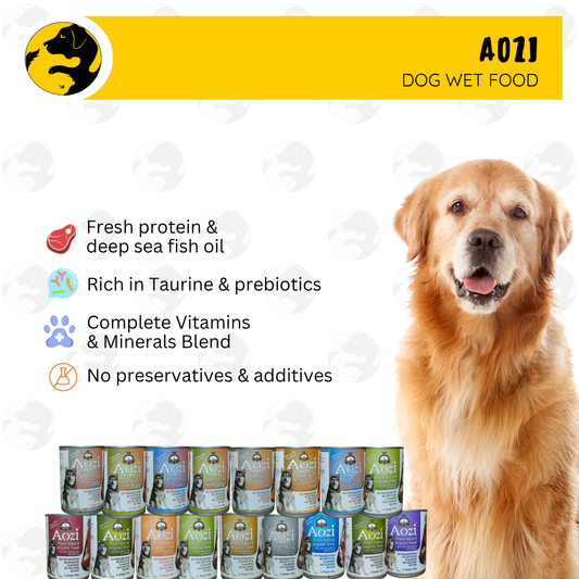 Aozi Wet Dog Food in Can 430g