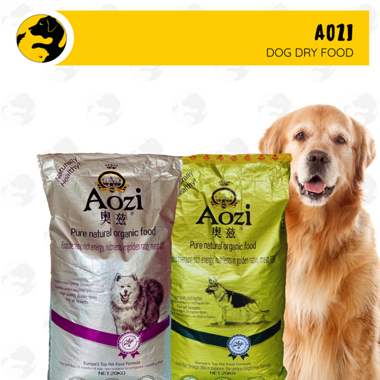 Aozi Organic Puppy and Adult Beef Dog Food Dry