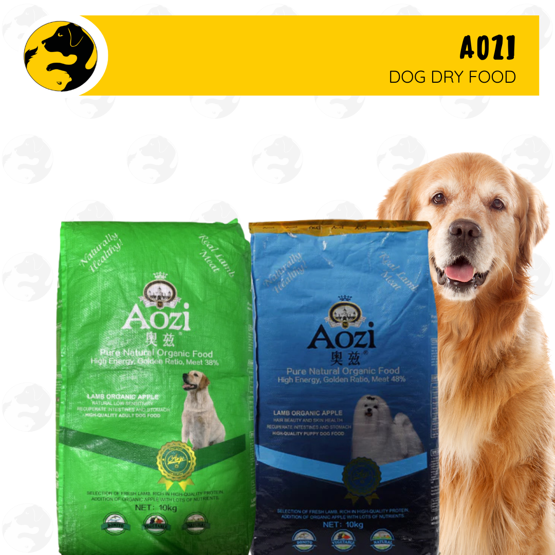 Aozi Lamb Organic Apple for Puppy and Adult Dog Food Dry
