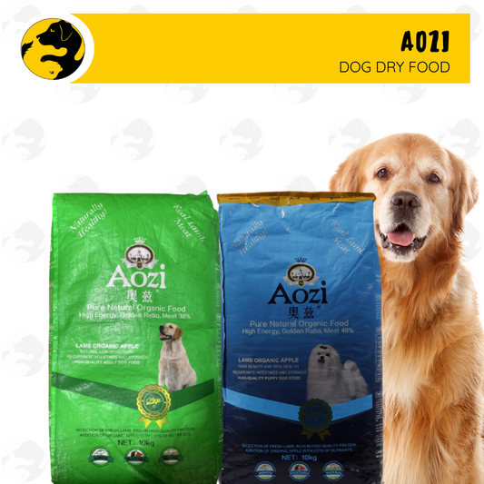 Aozi Lamb Organic Apple for Puppy and Adult Dog Food Dry