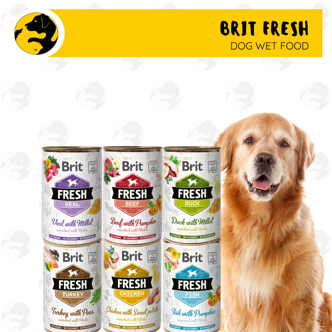 Brit Fresh Dog Wet Food Can 400g