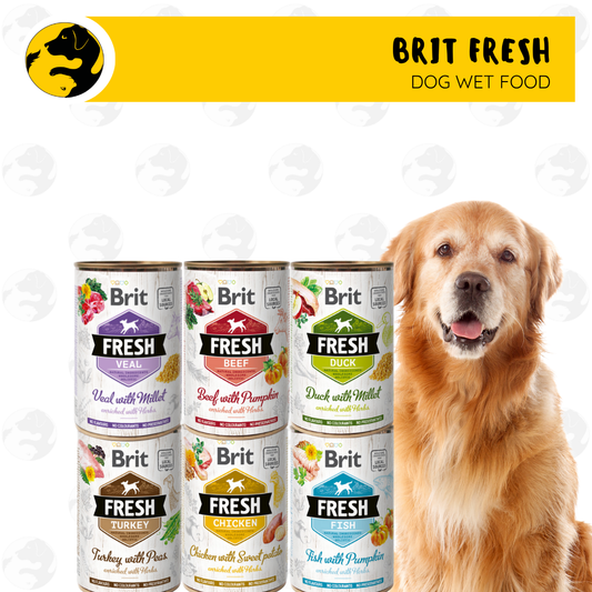 Brit Fresh Dog Wet Food Can 400g