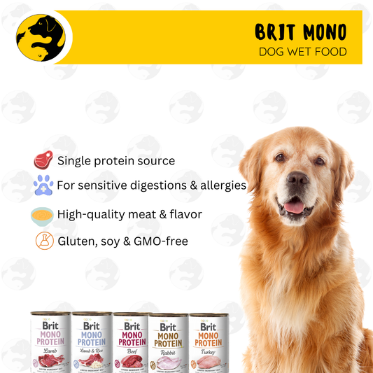 Brit Mono Protein Grain Free Dog food 400g