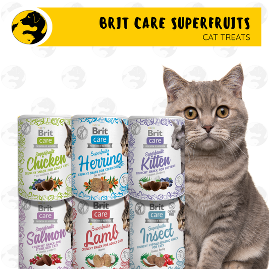 Brit Care Cat Snack Superfruits Cat Treat 100g