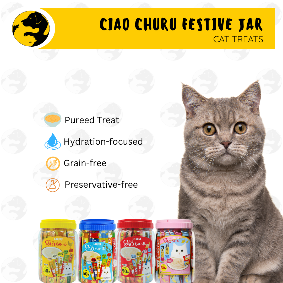 Ciao Churu Festive Jar Cat Treats 14g x 50 Sticks