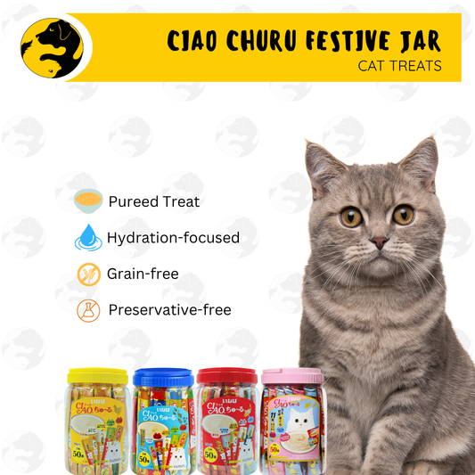 Ciao Churu Festive Jar Cat Treats 14g x 50 Sticks