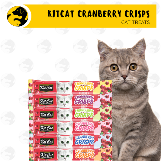 Kit Cat Cranberry Crisps 20grams Oral Dental Cat Treats