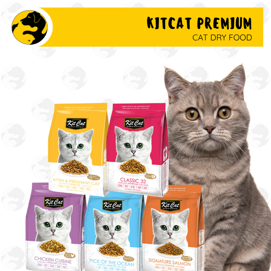 Kit Cat Premium Dry Cat Food 1kg  1.2kg