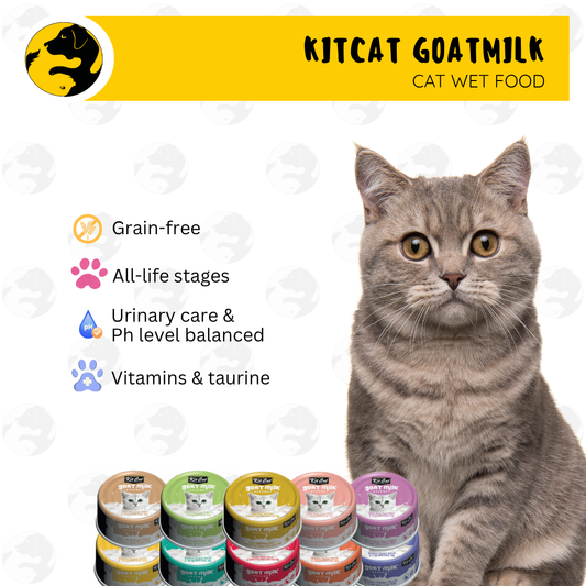 Kit Cat Gourmet with Goat Milk in Can 70g Wet Food