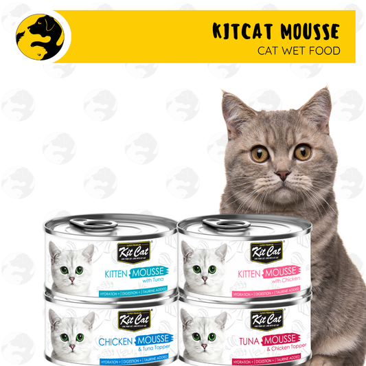 Kit Cat Mousse Wet Cat Food 80g