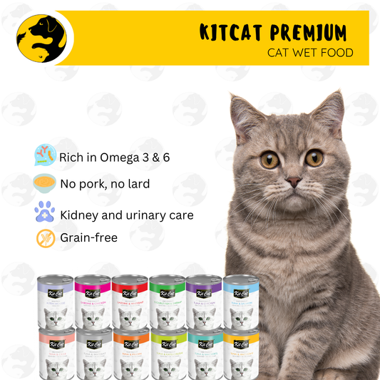 Kit Cat Super Premium Can Cat Food Grain Free 400g Wet Food