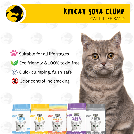 Kit Cat Soya Clump Cat Litter 7L/2.5kg