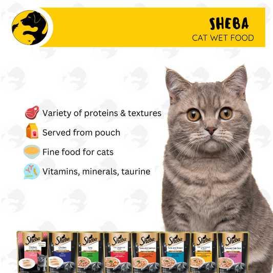 Sheba Wet Cat Food in Pouch 70g