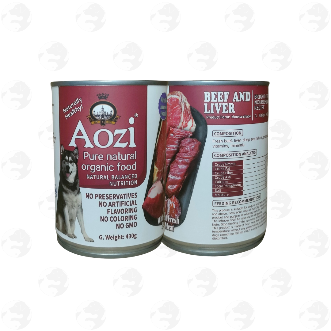 Aozi Wet Dog Food in Can 430g