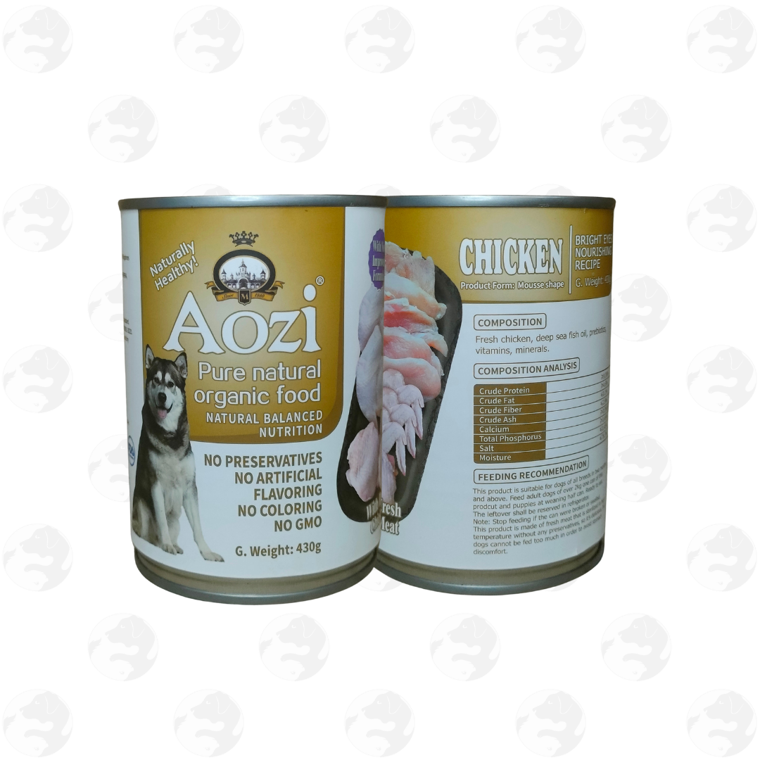 Aozi Wet Dog Food in Can 430g