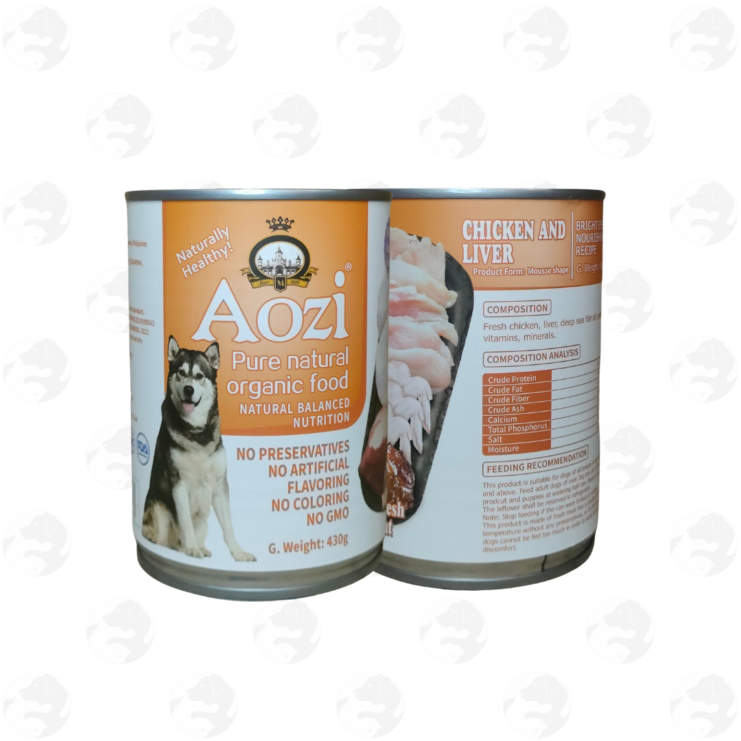 Aozi Wet Dog Food in Can 430g