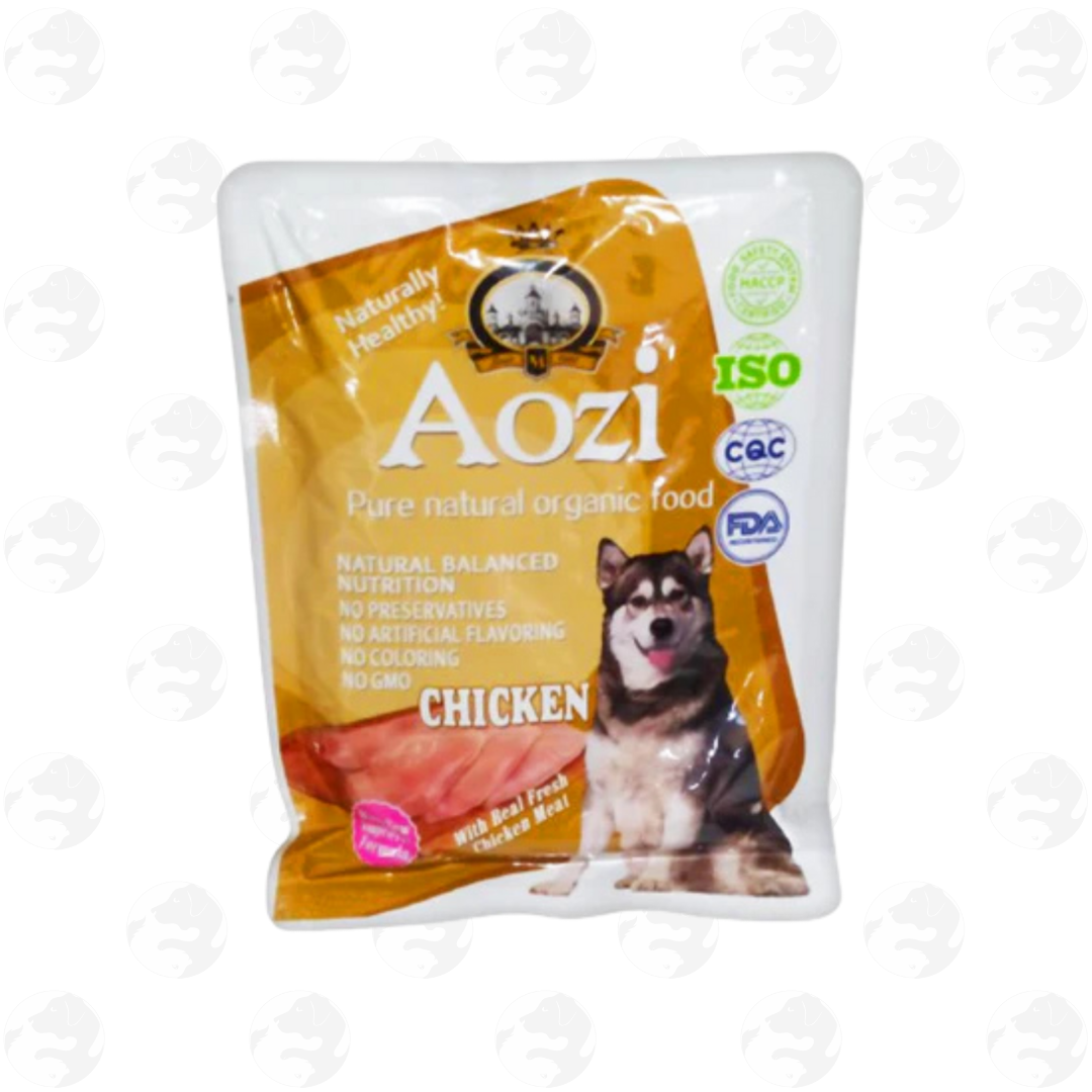 Aozi Organic Wet Dog Food Pouch for All Stages 100g