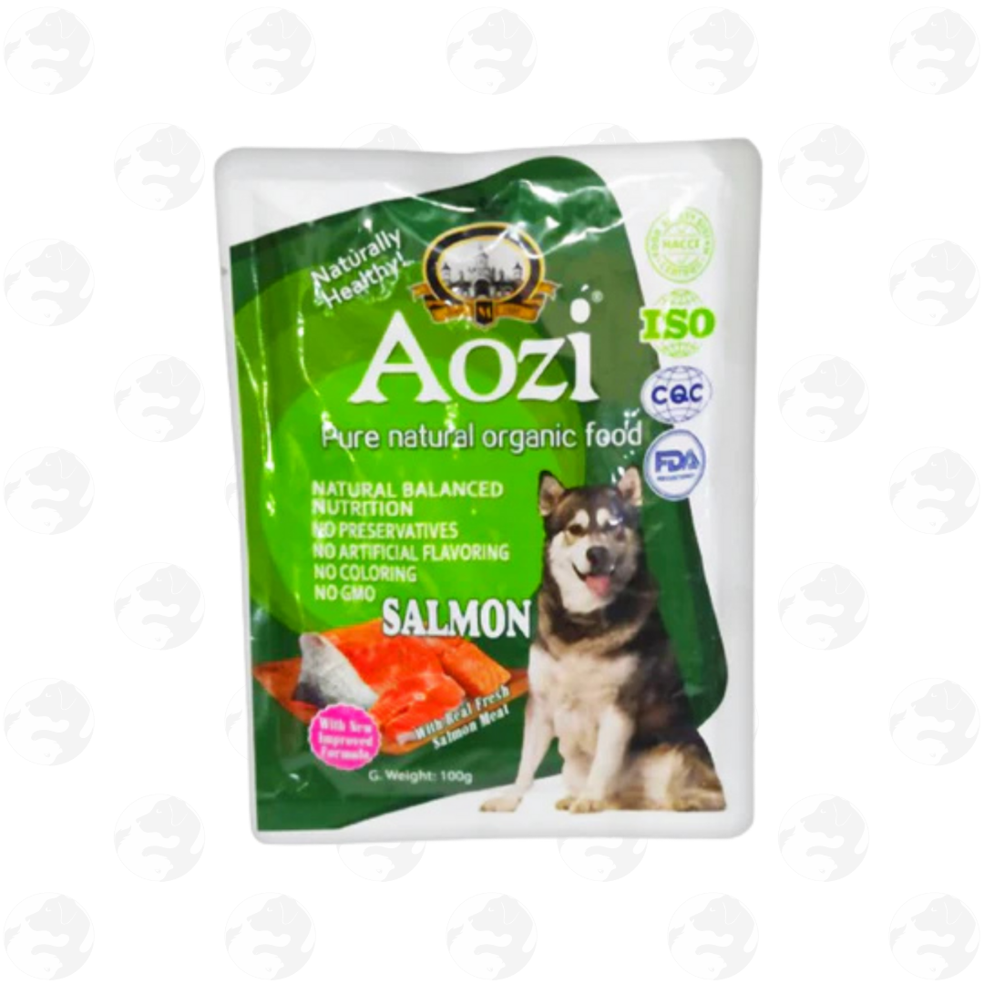 Aozi Organic Wet Dog Food Pouch for All Stages 100g