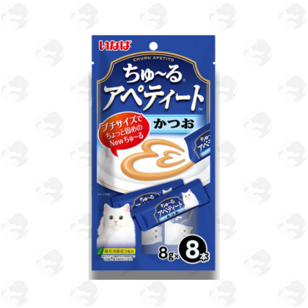 Ciao Inaba Churu Apetito Wet Cat Treats 8g x 8 Sticks Pack