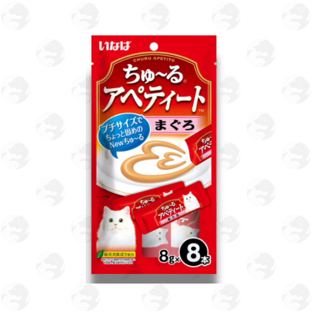Ciao Inaba Churu Apetito Wet Cat Treats 8g x 8 Sticks Pack