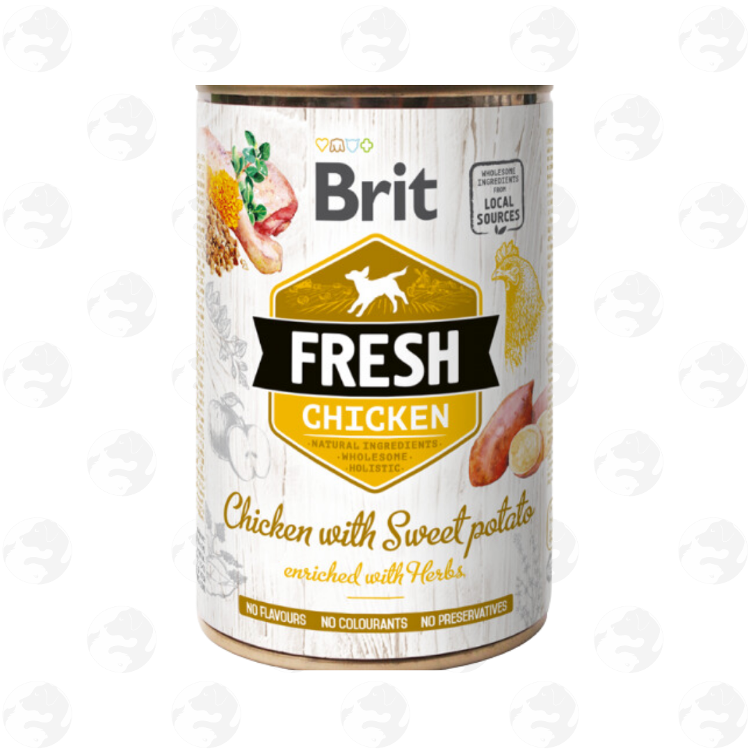 Brit Fresh Dog Wet Food Can 400g