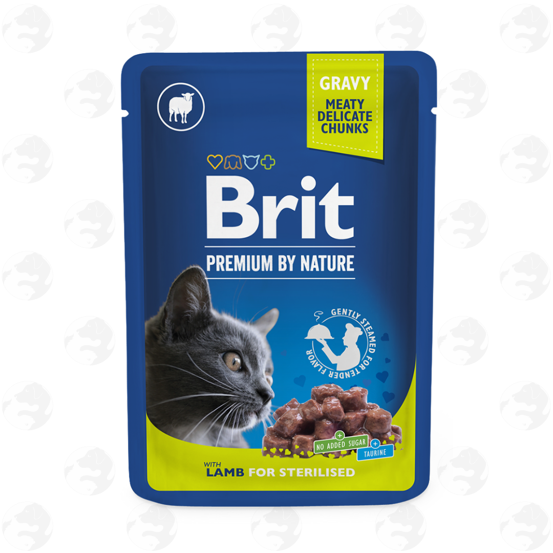 Brit Premium Gravy Chunky Cat Wet Food In Pouch 100g
