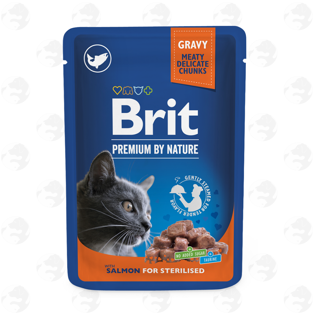 Brit Premium Gravy Chunky Cat Wet Food In Pouch 100g