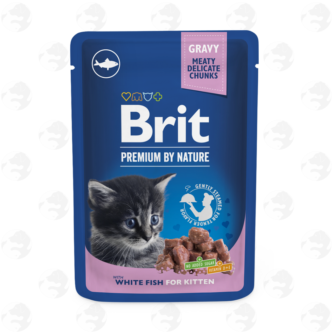 Brit Premium Gravy Chunky Cat Wet Food In Pouch 100g