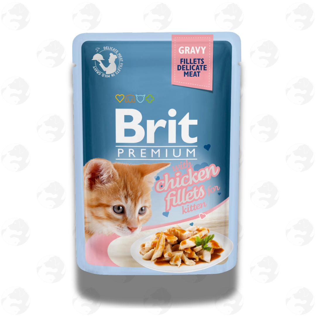Brit Premium in Gravy Fillet Cat Wet Food 85g