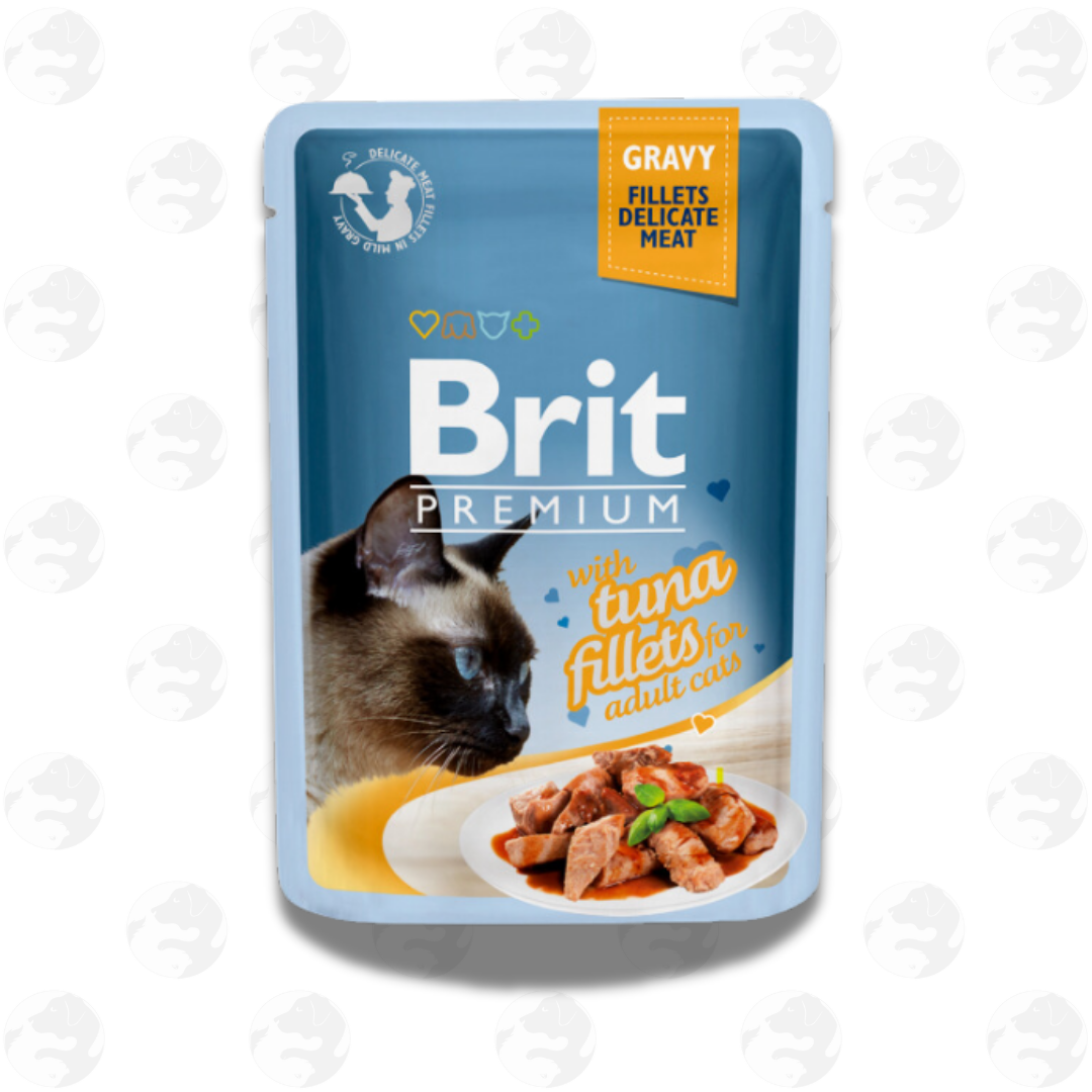 Brit Premium in Gravy Fillet Cat Wet Food 85g